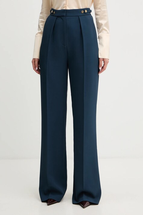 Elisabetta Franchi spodnie damskie proste high waist PA09956E2
