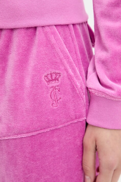 Спортивні велюрові штани Juicy Couture CAISA LOW RISE PANT — фото 4