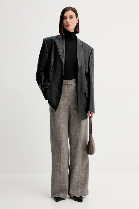 Штани Simona Corsellini — AW25-SPD03G, коричневий — фото 2
