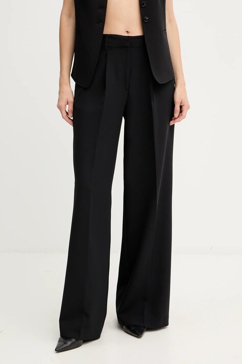BOSS Orange pantaloni donna colore grigio  50545580