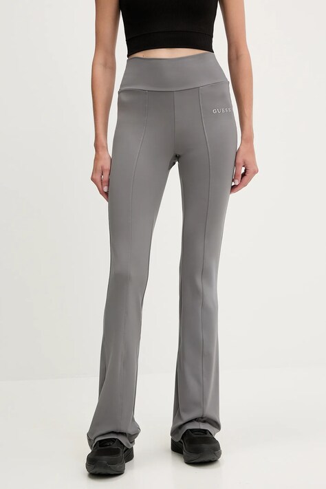 Guess pantaloni de trening MARGOT culoarea gri, uni, V5RB15 KCD02