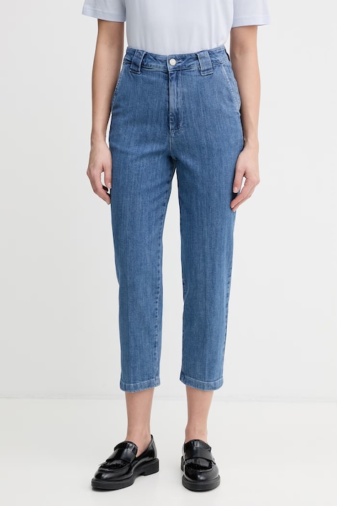 United Colors of Benetton jeansy chino damskie niebieskie 4TUTDF09X