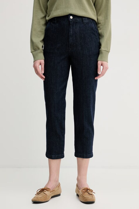 United Colors of Benetton jeansy chino damskie granatowe 4TUTDF09X