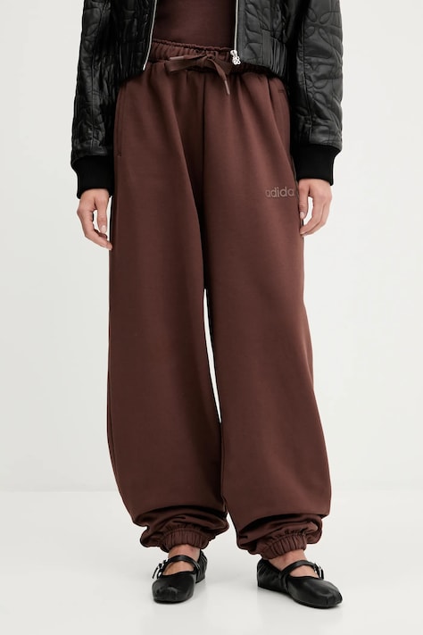 Tepláky adidas Originals Essentials dámské, hnědá barva, JW0986