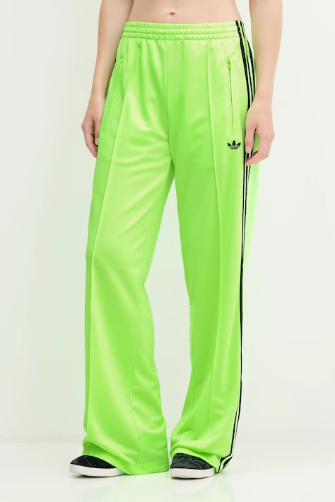 adidas Originals spodnie dresowe Firebird damskie kolor zielony z aplikacją JW1228