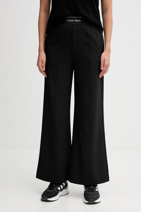 Calvin Klein Performance legginsy damskie kolor czarny gładkie LVGWF4P606