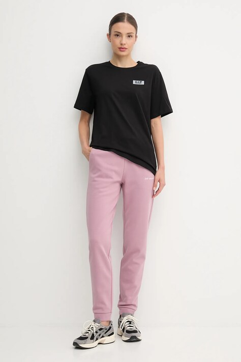 Спортивні штани EA7 Emporio Armani — AW25-SPD0AC, рожевий — фото 2