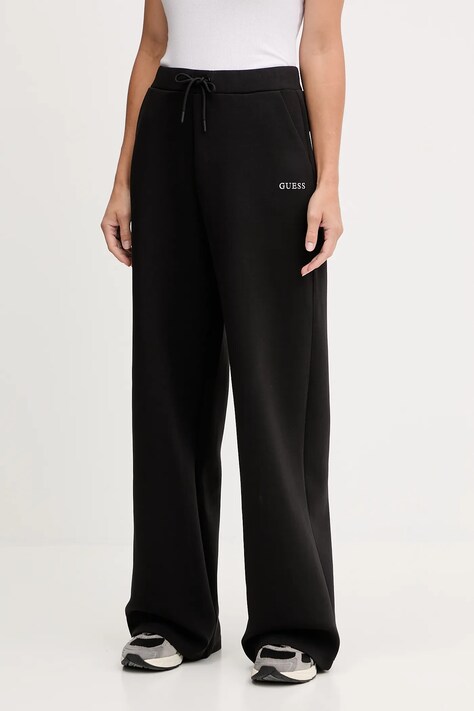 Guess pantaloni de trening AURELIA culoarea negru, uni, V5BB03 K1971