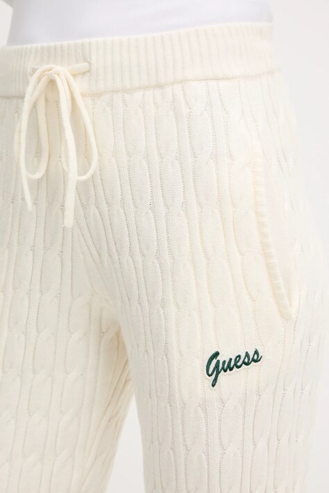 Спортивні штани Guess LAVINIA — AW25-SPD0B8, бежевий — фото 4