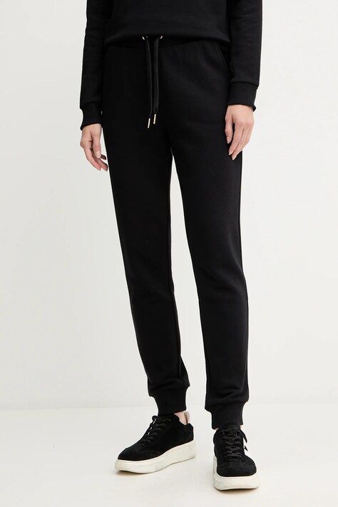Hlače Armani Exchange boja: crna, bez uzorka, XW000750 AF14284