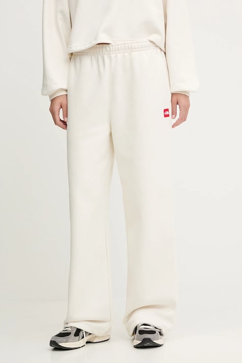 Tepláky The North Face Redbox béžová farba, jednofarebné, NF0A8EG2QLI1