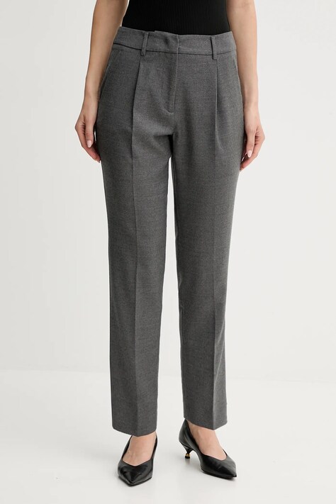 Weekend Max Mara pantaloni in misto lana CALDAIA donna colore grigio  2525136152600