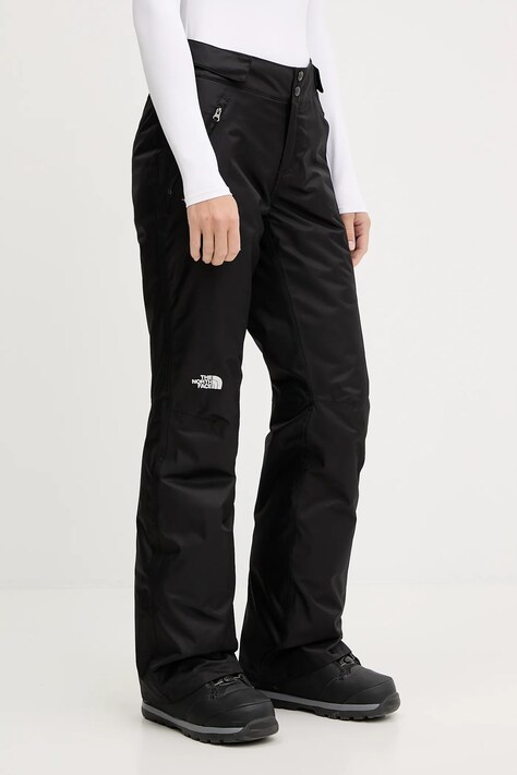 The North Face pantaloni de schi Sally Insulated culoarea negru, NF0A7WYJJK31