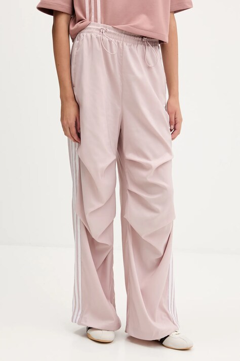 adidas Originals spodnie dresowe Trackpant damskie kolor różowy z aplikacją KE9791