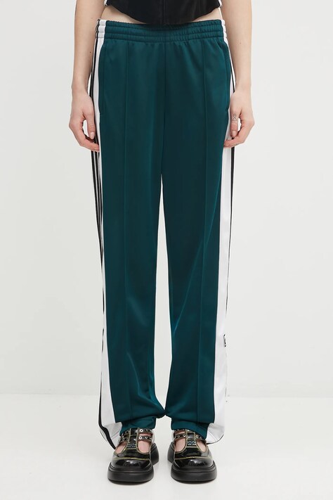 adidas Originals spodnie dresowe Adibreak Pt damskie kolor turkusowy z aplikacją JV7515