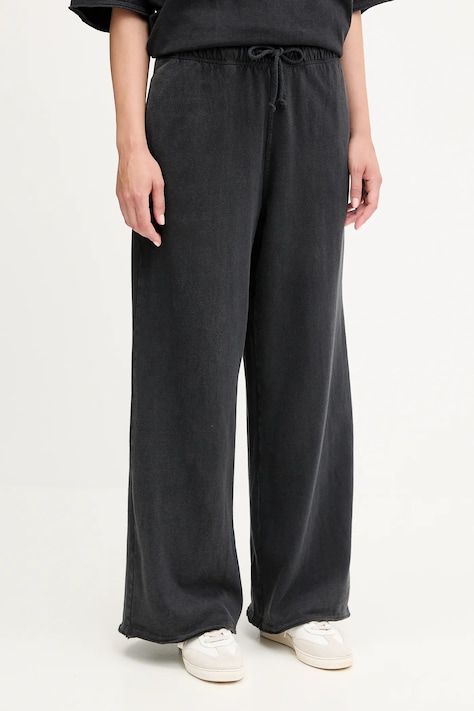 American Vintage pantaloni de trening din bumbac uni, AFO05B