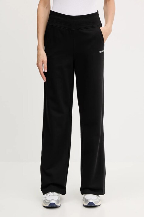 Tepláky Dkny dámské, černá barva, DP5P3601