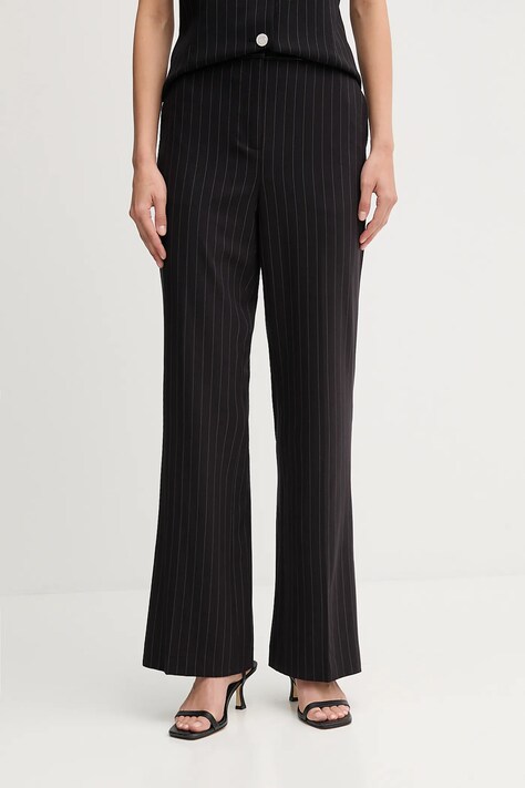 Dkny nadrág fekete, magas derekú széles, UE5PS047