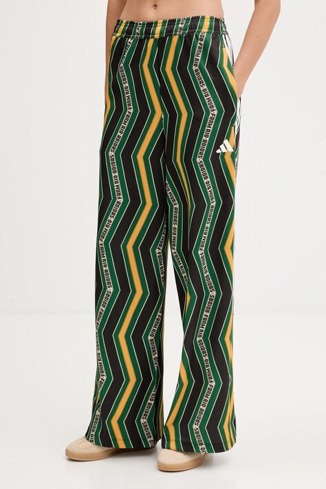 Спортивные штаны adidas x Farm Rio цвет чёрный узор JL8615