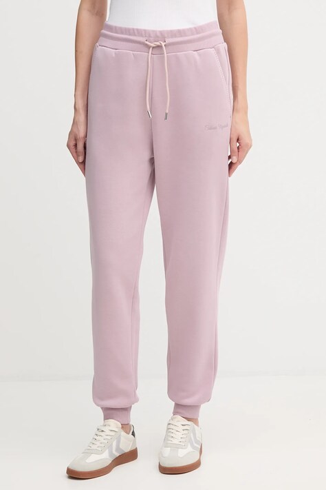 Colmar pantaloni de trening culoarea roz, neted, 9254.3ZN