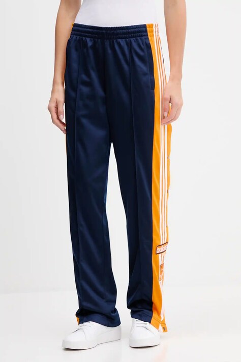 adidas Originals pantaloni de trening Adibreak culoarea bleumarin, cu imprimeu, JV8551