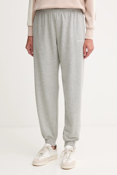 Calvin Klein Underwear spodnie lounge damskie kolor szary melanżowe LV00QS7515