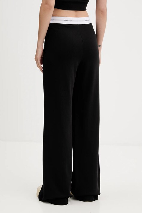 Calvin Klein Underwear spodnie dresowe bawełniane kolor czarny gładkie LV00QS7518