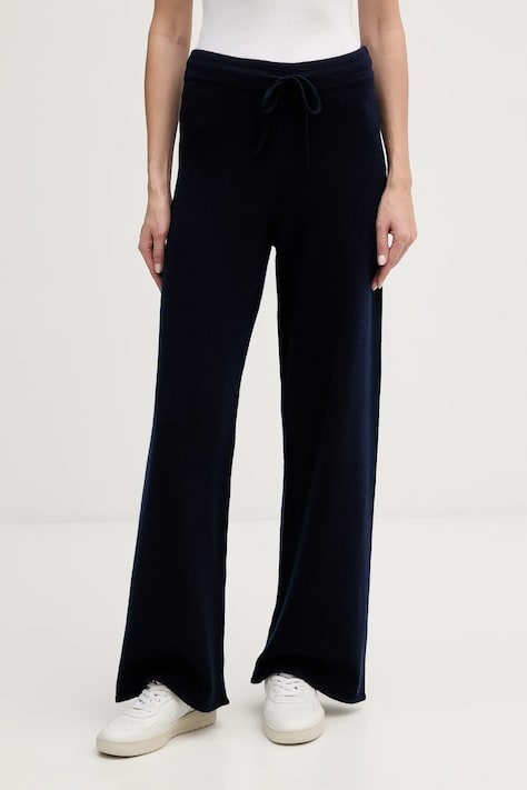 Μάλλινο παντελόνι MC2 Saint Barth χρώμα: ναυτικό μπλε, CBN0002