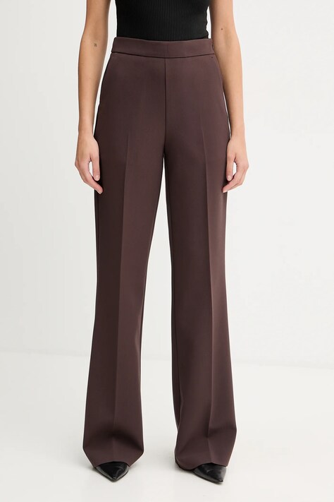 Twinset pantaloni donna colore marrone  252TT2381