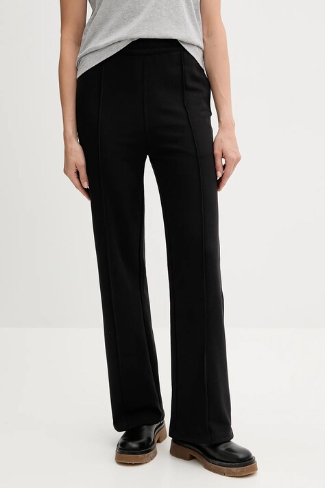 Παντελόνι φόρμας Calvin Klein Jeans χρώμα: μαύρο, LV047B240G
