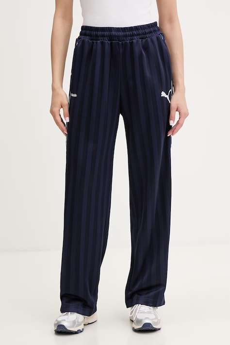 Puma donji dio trenirke za žene PUMA x GUIZIO mornarsko plava srednje visoki struk 632561