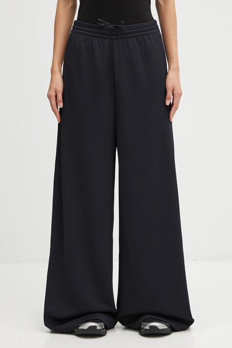 MM6 Maison Margiela spodnie x Salomon damskie kolor czarny szerokie high waist S52KA0552.M20139.899