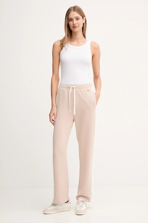 Спортивні штани BOSS Twin_Pants — AW25-SPD0RP, бежевий — фото 2