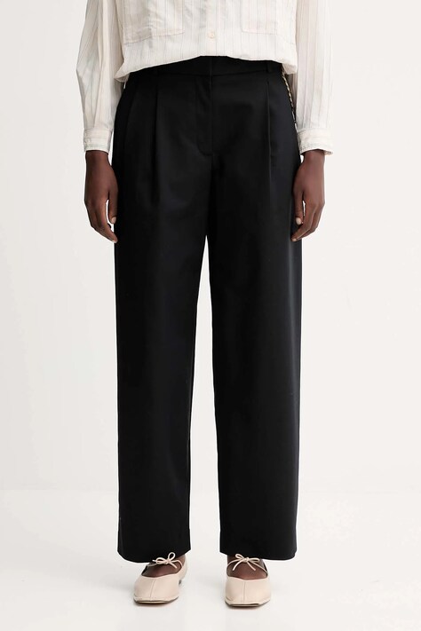 Παντελόνι Calvin Klein χρώμα: μαύρο, LV044D664G