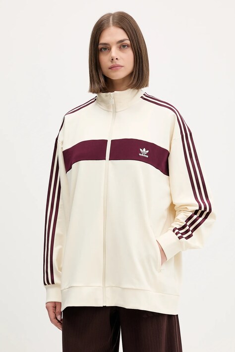 adidas spodnie dresowe All Szn Winterized damskie kolor brązowy gładkie KA5350
