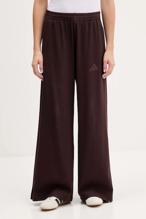 adidas pantaloni de trening All Szn Winterized culoarea maro, uni, KA5350