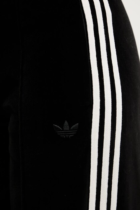 Спортивні велюрові штани adidas Originals Velvet — AW25-SPD0TZ, чорний — фото 4