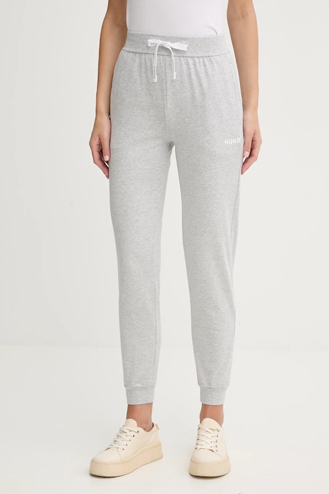 Домашен панталон HUGO в черно с принт 50556326