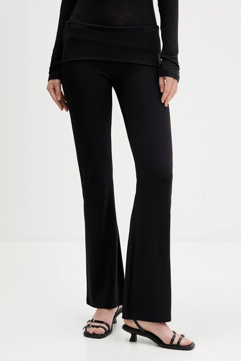 Juicy Couture legginsy damskie kolor czarny gładkie JCWBJ225314