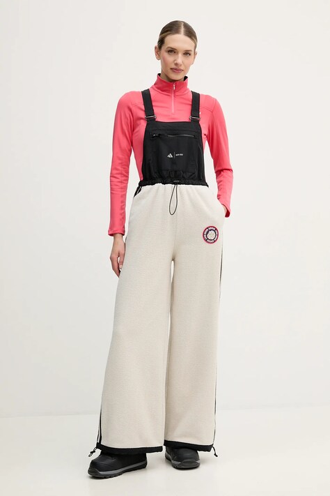 adidas spodnie narciarskie adidas x Moon Boot kolor beżowy JM1106