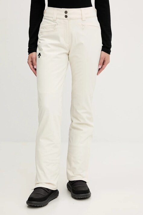 Descente spodnie narciarskie INSULATED PANTS kolor beżowy DW5FLP05LU