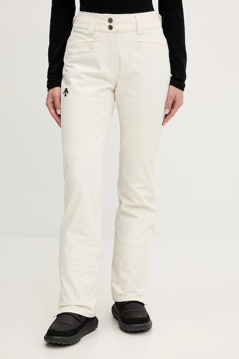 Descente spodnie narciarskie INSULATED PANTS kolor beżowy DW5FLP05LU