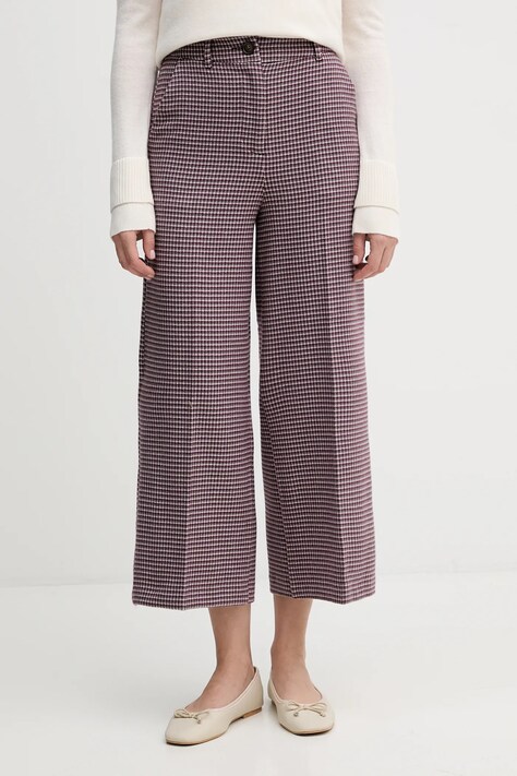 United Colors of Benetton spodnie damskie fason culottes high waist 44BWDF0AA