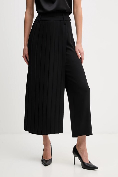 Sandro Ferrone spódnicospodnie damskie kolor czarny proste medium waist S32YBFMOLTO