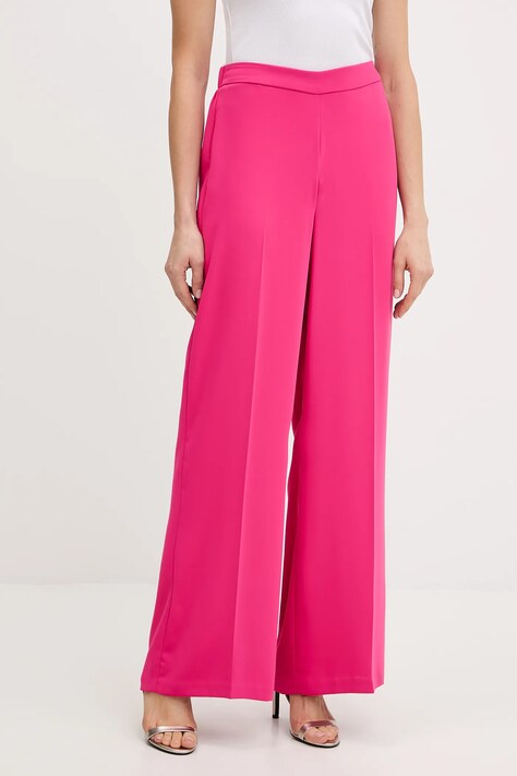 Joseph Ribkoff spodnie damskie kolor różowy szerokie high waist 252710