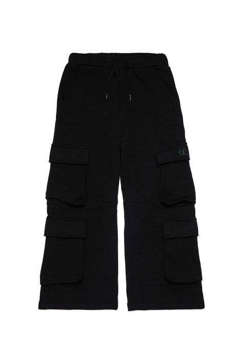 Παντελόνι Diesel PASDIR TROUSERS χρώμα: μαύρο, J02411