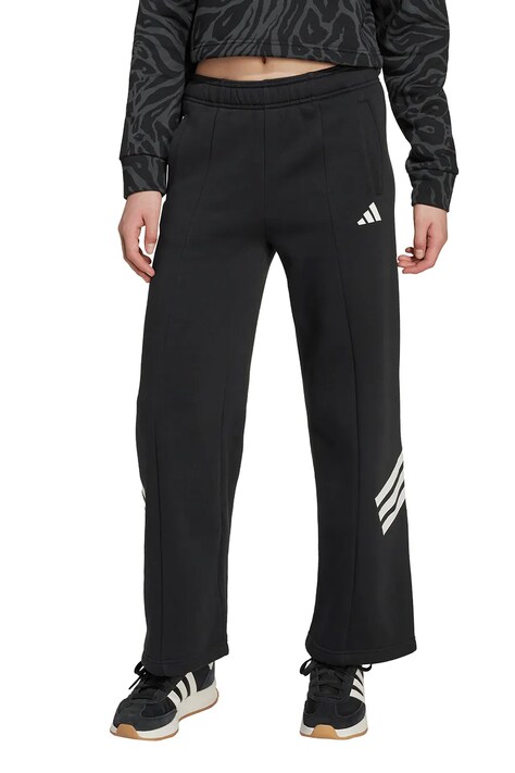 Dječji donji dio trenirke adidas boja: crna, s tiskom, JW7544