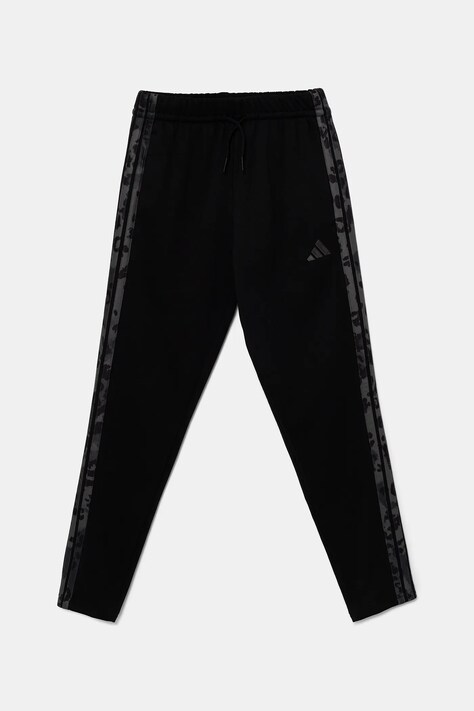 adidas pantaloni de trening pentru copii culoarea negru, cu imprimeu, KC5412