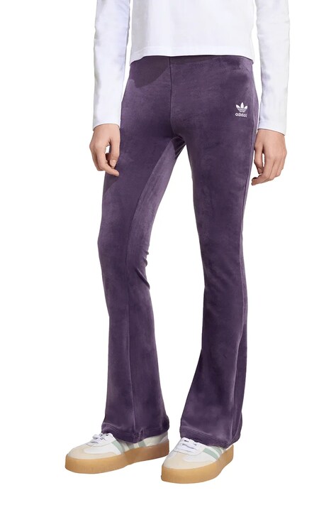 Dětské tepláky adidas Originals fialová barva, JX2842