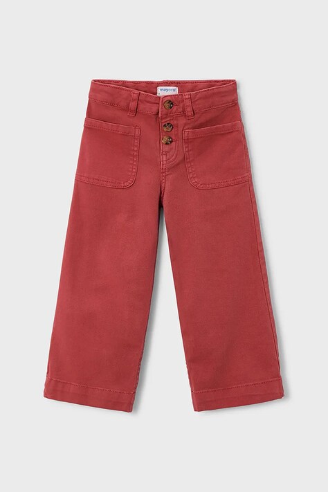 Mayoral pantaloni culoarea roșu, uni, 4576